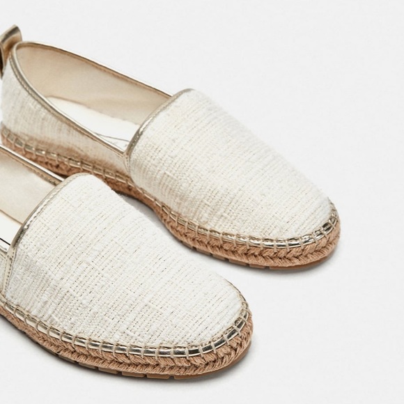 LAST TWO • NWT • Zara • Fabric Espadrille - Picture 5 of 8